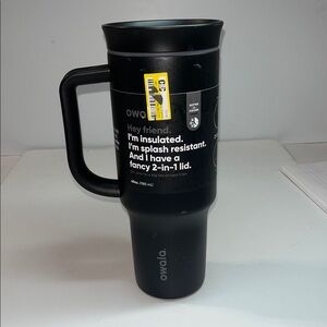 New! Owala 40oz Stainless Steel Straw
Tumbler NO STRAW